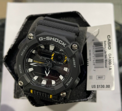 Casio G-Shock GA900-1A Black Resin Strap Men's Watch | eBay