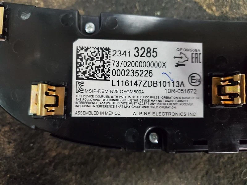 Оригинальный блок климат-контроля температуры обогревателя Chevrolet Volt 2017 ID 84176059 - Изображение 3 из 4