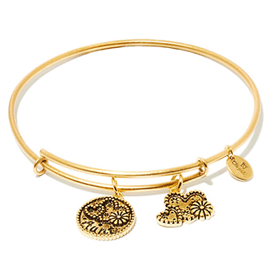 Chrysalis Aunt Expandable Bangle in 14k Gold Plate, CRBT0706GP - Picture 1 of 3