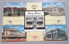 Vintage Postcard Rochester NY - Fanny Farmer Candy Shops