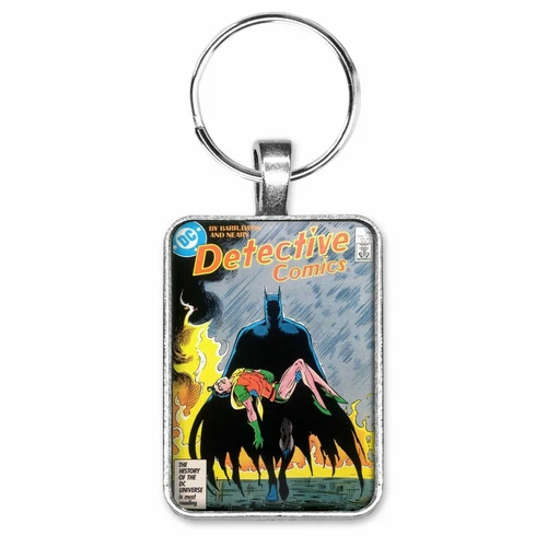 Detective Comics #574 DEATH OF ROBIN COVER Key Ring - Necklace BATMAN COMIC BOOK - product listing photo