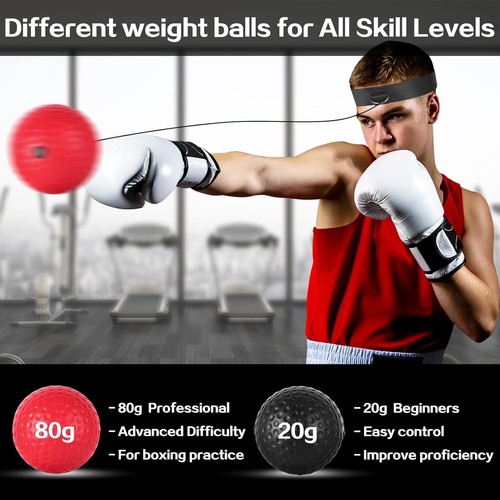 Boxing Head Band Speedball Fight Ball Training Reflex Speed Punch Exercise Hot - Picture 6 of 24