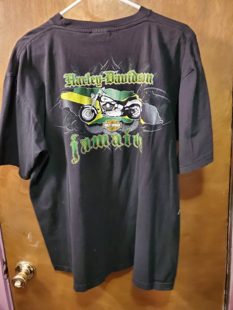 Harley Davidson Jamaica Men's T-Shirt Regular Casual Adult Different Sizes