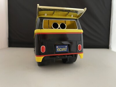 Used Hot Wheels Customized VW Drag Bus 1:18 Yellow 2000 LOOSE