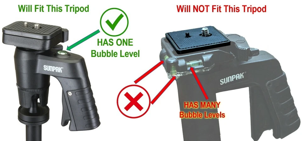 PLACA de liberación rápida para empuñadura de pistola trípode Sunpak ULTRA 6000PG 620-PISTOLGRPQR Foto 3 de 4