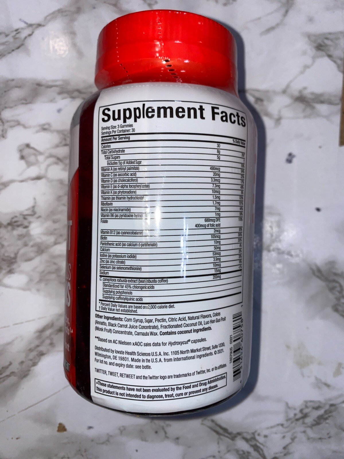 Hydroxycut Weight Loss Plus Vitamins Gummies Mixed Fruit 90 Count EXP