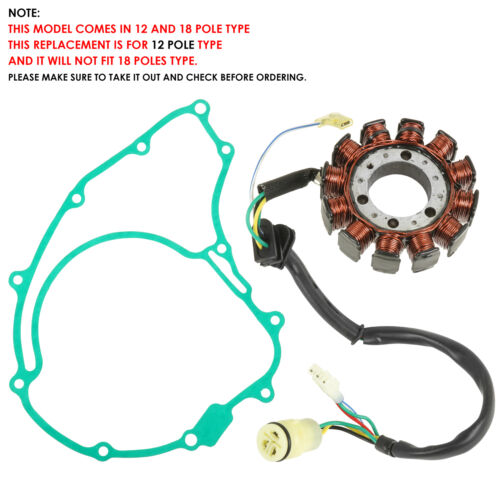Stator & Gasket for Honda TRX300 Fourtrax 300 1988 1989 1990 **12 Pol** - Picture 1 of 5