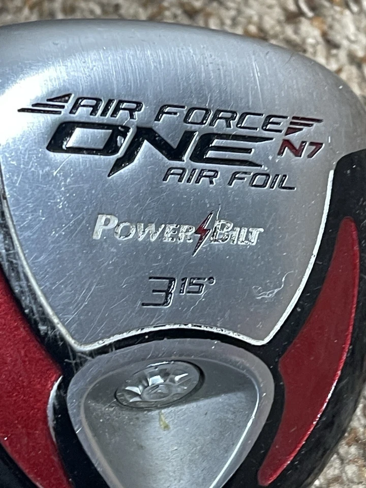 LH Powerbilt Air Force One N7 Air Foil 3 Hybrid 15° R Flex 43” - Image 2 of 4
