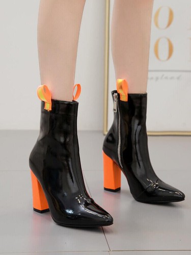 Asos - engage - stivaletti lucidi - nero - Stileo.it