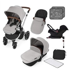 ickle bubba Stomp V3 All in One Travel System Isofix Base SILVER New Box Open