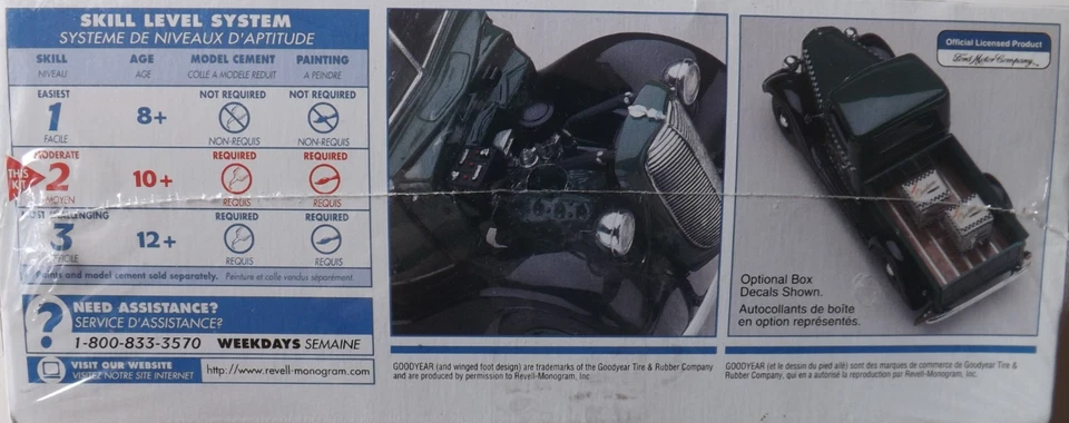 1/25 Revell / Monogram 1937 Ford Pickup Street Rod #85-7627 OOP/HTF/RARE - Image 3 of 4