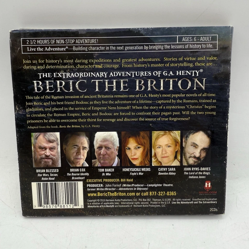 G. A. Henty - Beric the Briton (2 CD Digipak 2016 W/Insert) - Image 2 of 4