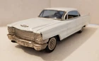 Early 60's Vintage Cadillac 4-Dr Hardtop Tin Toy Car Frctn Pwr Md Japan - Bandai