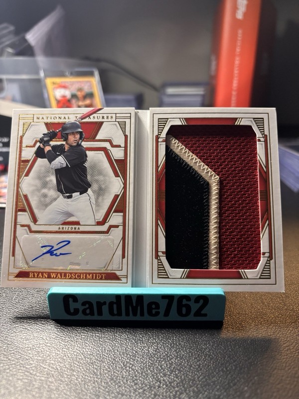 2025 National Treasures Jumbo Booklet Patch Auto Ryan Waldschmidt 16/35