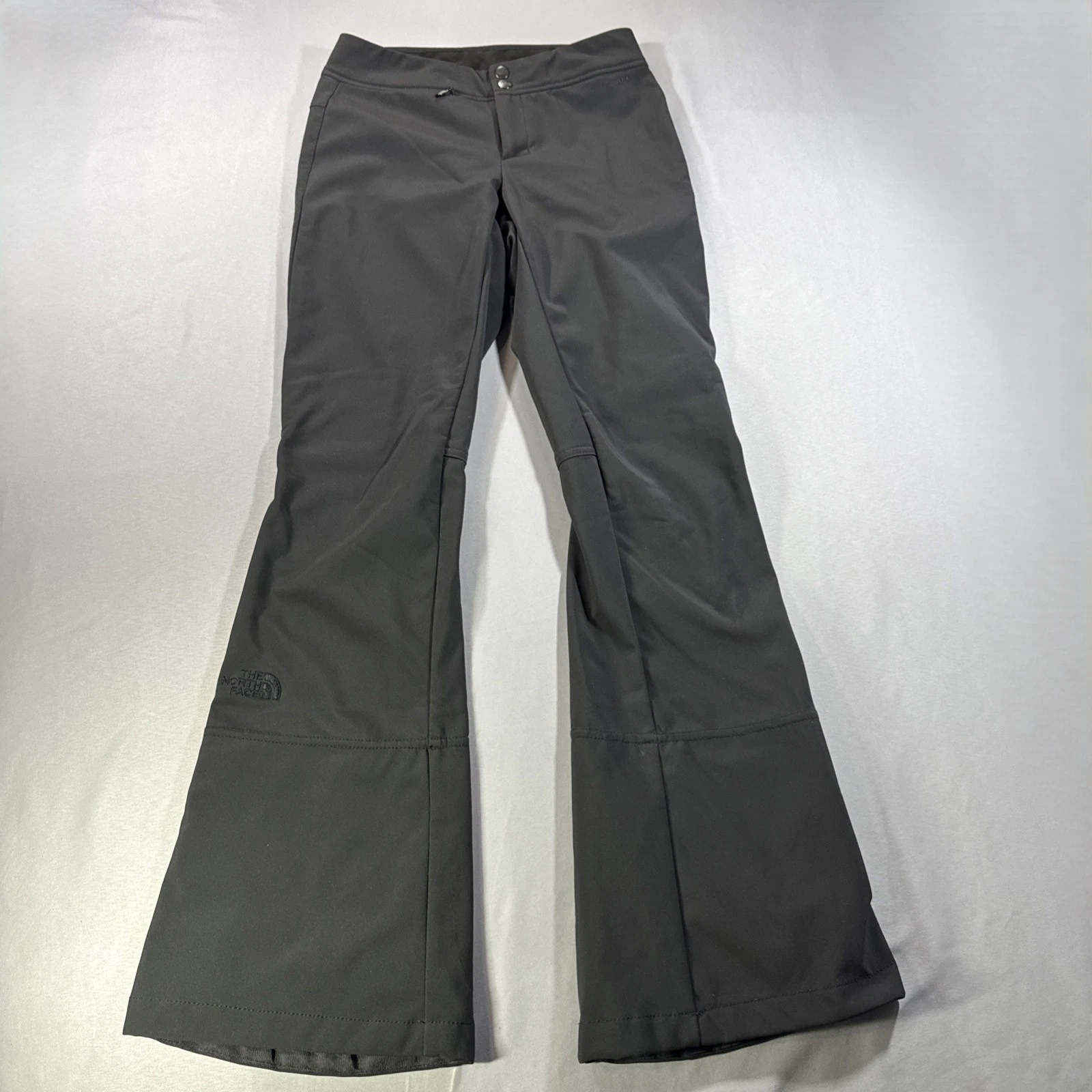 The North Face Apex STH Ski Pants Womens 2 Black Windproof Softshell Flare Boot