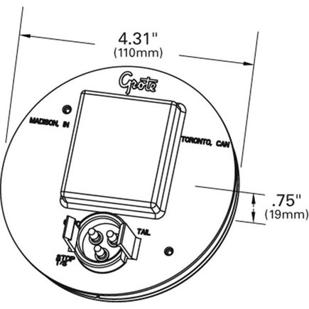Grote 77353 Strobe Light, 4