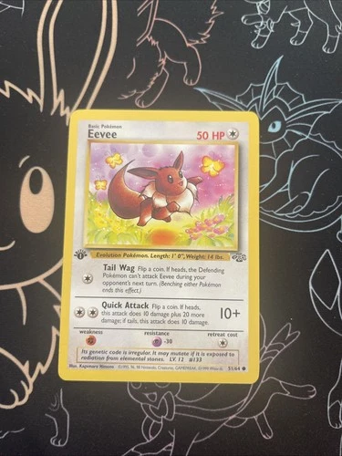 Pokemon Card Jungle 1st Edition Eevee 51/64 Non Holo