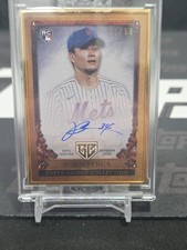 2023 Topps Gilded Collection Kodai Senga Auto GOLD FRAMED /50 RC METS