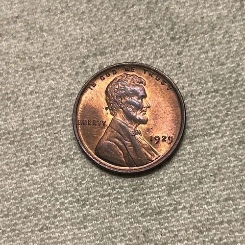 1929-P Lincoln Wheat Cent / Penny - BU /MS / Unc / Uncirculated - AP
