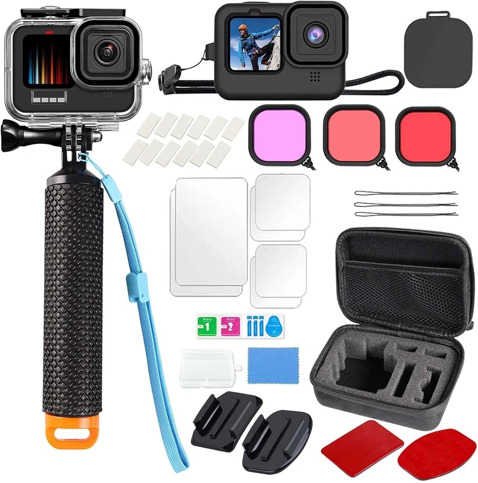 Funda Carcasa Impermeable Ultimate 60M GoPro para Hero 9-13 con Empuñadura Flotante Foto 3 de 4