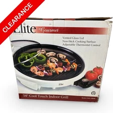 Elite Gourmet EMG 980b Maxi Matic 14 Inch Black w/Open Box