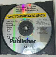 Microsoft Publisher Replacement CD Disc for Win 95 (Disc Only) 1996