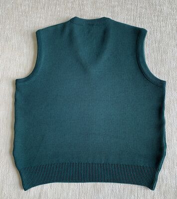Lacoste Men's Sz 5 Large Green Wool Blend Vest Sleeveless Lacoste Men's Sz 5 Large Green Wool Blend Vest Sleeveless