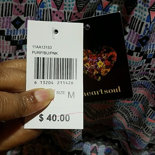 New Heartsoul Multicolored Bohemian Peasant dress - Medium - Picture 6 of 8
