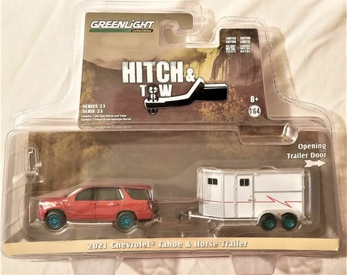 Greenlight - 1:64 Hitch & Tow Series 23 2021 Chevrolet Tahoe Chase (BBGL32230CC) - 第 1/1 張圖片