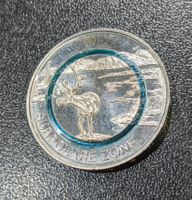 2020 5 Euro Germany Subpolar Zone Turquoise Blue Ring F Mintmark in capsule