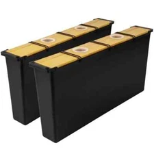 Bee Hive Feeder Frame 6L-2 Pack, 19" x 2.99" x 9” Frame Feeders for Bee Hive,