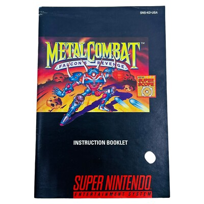 Metal Combat: Falcon's Revenge (Super Nintendo) CIB Complete