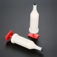 Refillable Grease Gun Tool 21ml 3/4oz Chainsaw Plastic Extends Plunger Tool 1pc