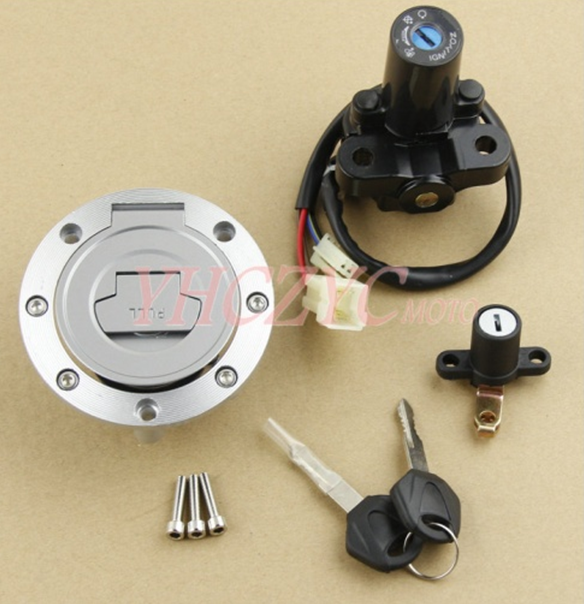 IGNITION SWITCH LOCK Fuel Gas Cap Key Set Fits Yamaha YZF R1 04-14 YZF