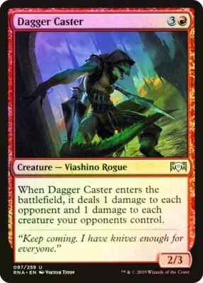 Dagger Caster Foil Ravnica Allegiance Light Play MTG Magic DNA GAMES