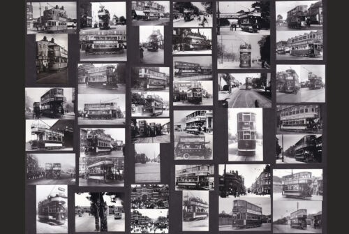 1910-30er Jahre Vintage Fotografien Straßen und Straßenbahnen London S + E + SE.. PREIS ALS PAAR - Bild 1 von 45