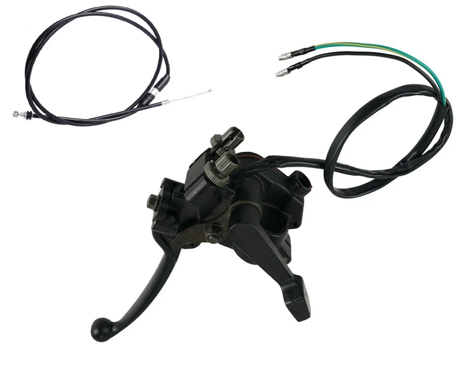 Cable de palanca de freno integrado del acelerador de golpe derecho para Kawasaki KFX 50 KFX80 KFX90 Foto 2 de 4