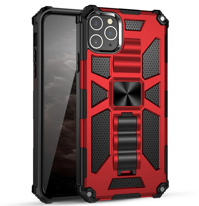 Red Heavy Duty Shockproof Magnetic Case Cover For Apple iPhone 11
