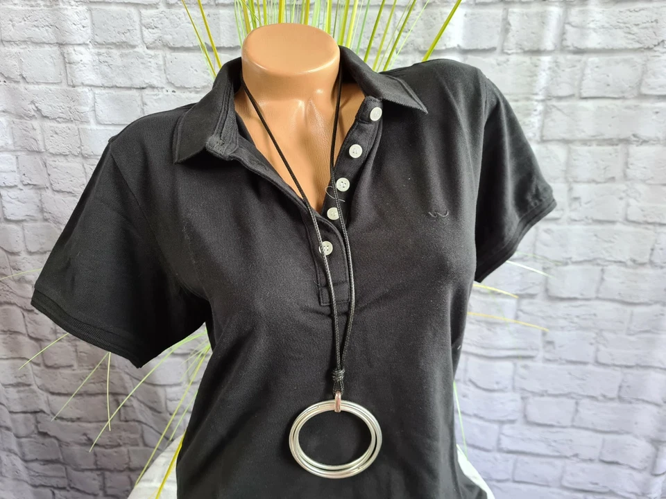 LTB Shirt Poloshirt Tunika Oberteil schwarz  Gr. S bis XXL (3 223) NEU - Bild 4 von 4