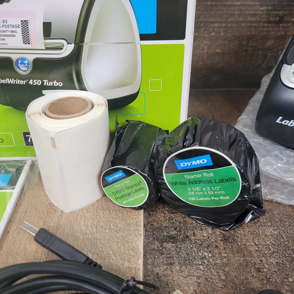 Impresora de etiquetas térmicas Dymo LabelWriter 450 Turbo NOB 1750110 probada funcionando Foto 2 de 4