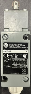 802T DP Allen Bradley 802T-DP 802TDP Metal Oil Tight Limit Switch Push Type