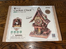 ROKR Cuckoo Clock LC901C DIY Wood Model Kit 435 PCS Factory Sealed
