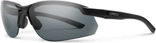 SMITH Parallel 2 Polarized Sunglasses 0807/M9 71M,Extra Ignitor Lens, Black/Grey
