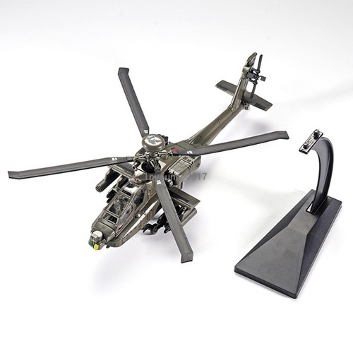 Boeing AH-64 Apache Helicopter Model Diecast Military Toy Airplane for Boys Kids - Picture 4 of 13