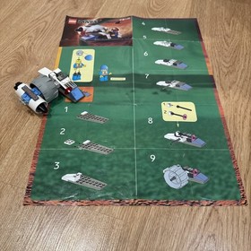 LEGO 7310 + 7309 Space Life On Mars Mono Jet 100% Complete with instructions