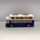 Matchbox Lesney Superfast #65 Airport Coach American Airlines Bus Shuttle