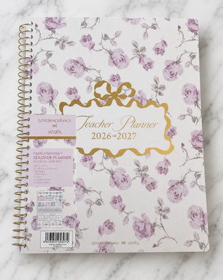 New LoveShackFancy x Target Yoobi Floral Teacher Planner Organizer