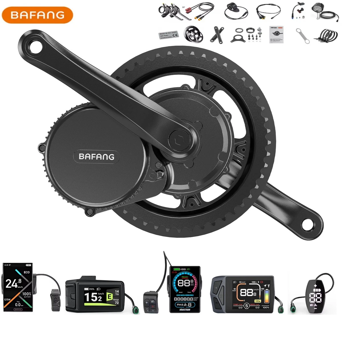 Sunn Bicicletta elettrica bicicletta 5 pin femmina display spina per motore medio BBS01/BBS02