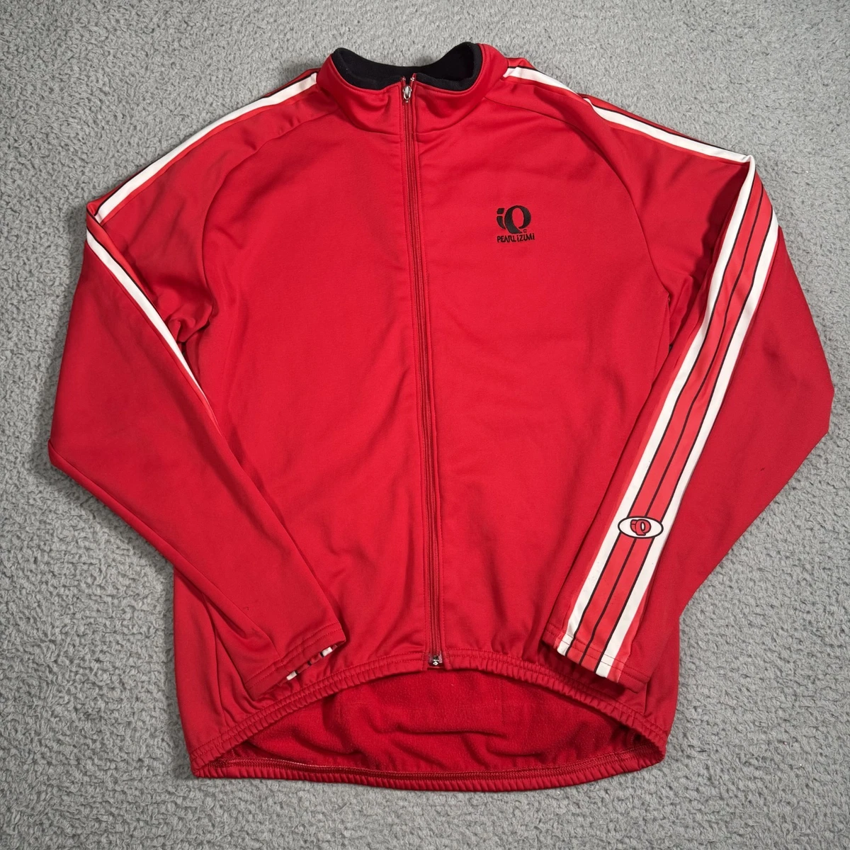 Gilet Cycliste Pearl Izumi – Polaire – Fermeture Intégrale – Homme – Taille L – Rouge
