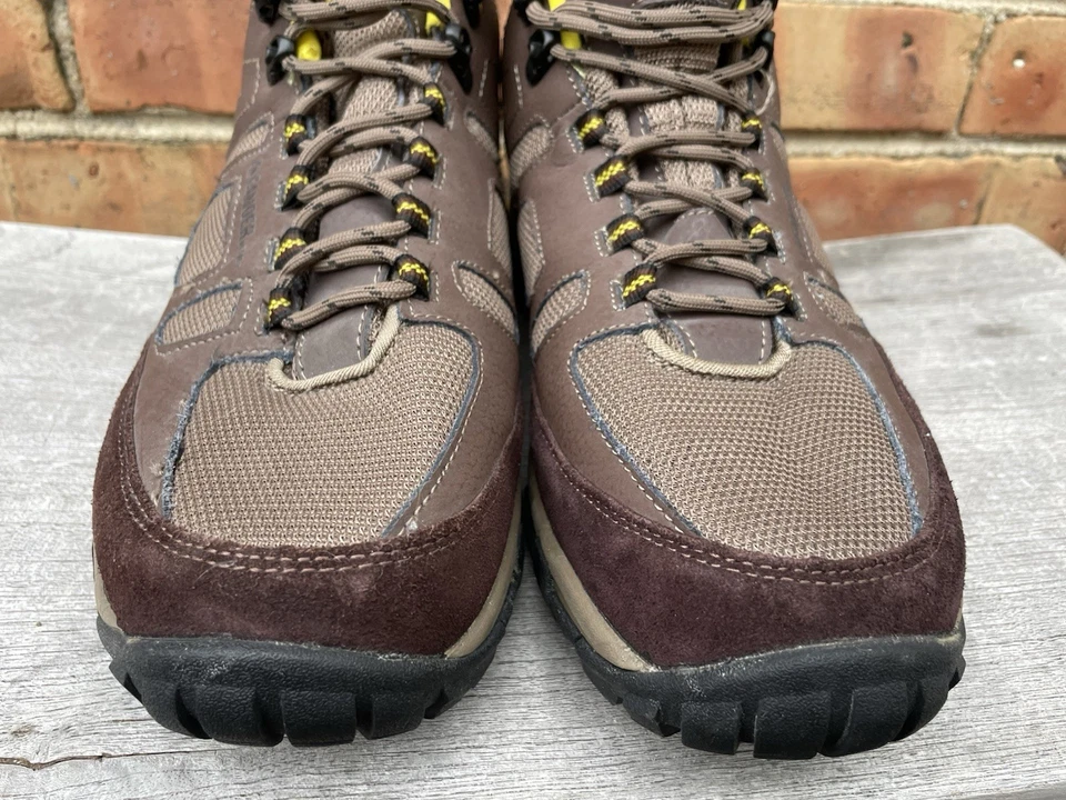 🔥 Gander MTN Mountain • Botas de Senderismo Cuero Marrón • Trail • Para Hombre Talla 10 M Foto 3 de 4